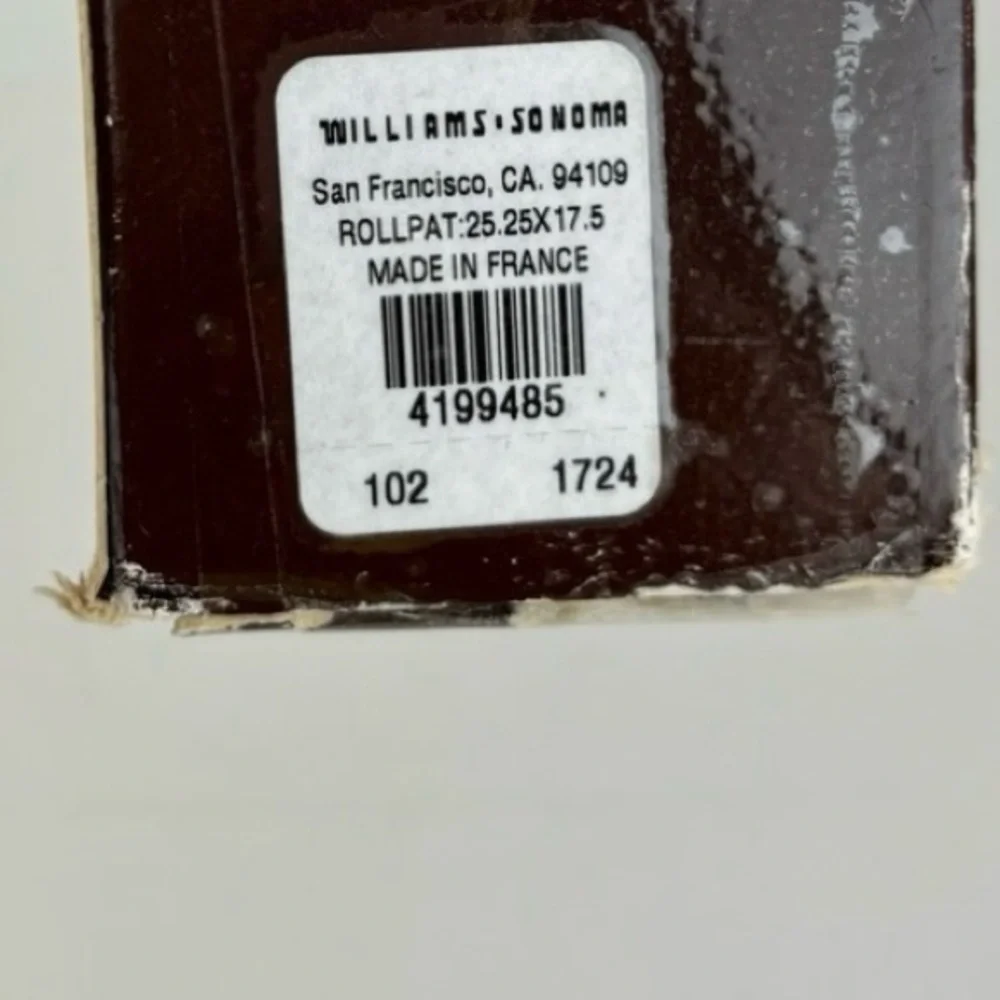 Williams Sonoma ROLL PAT/France pastry rolling mat-NIP